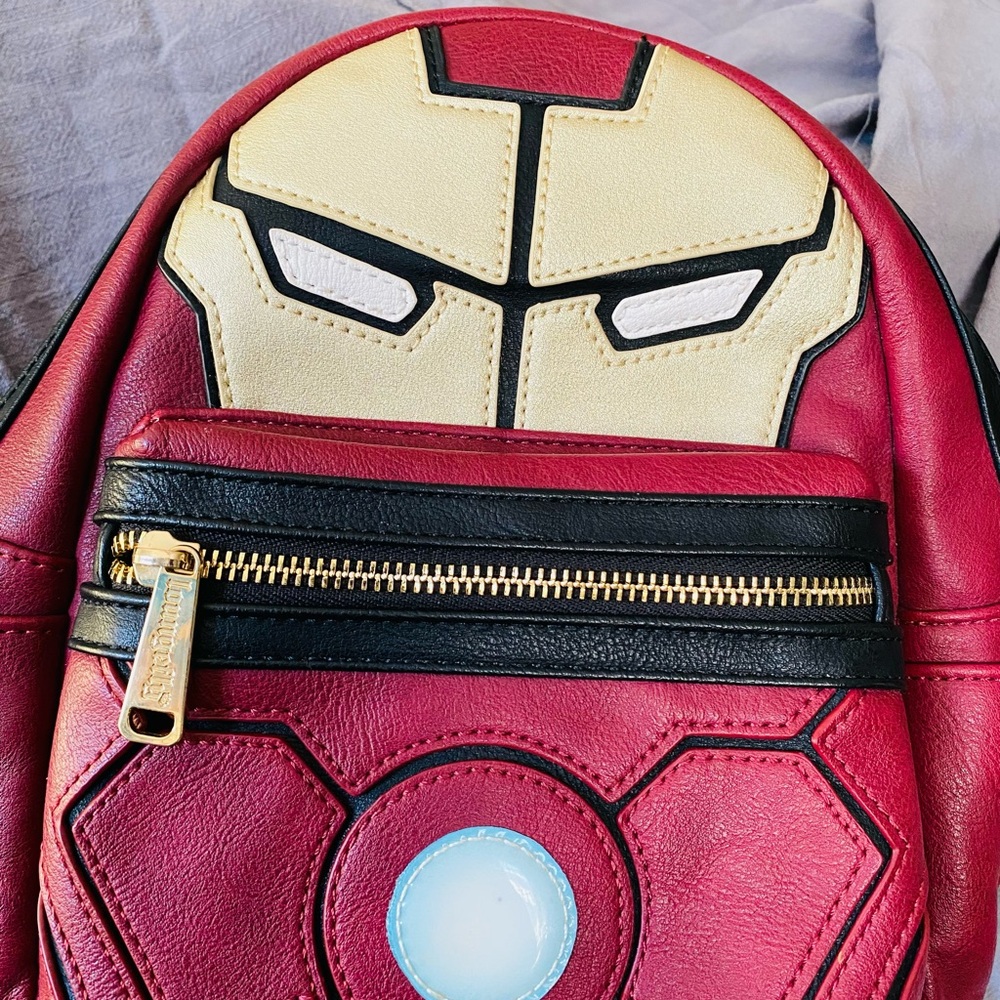LOUNGEFLY MARVEL ironman backpack